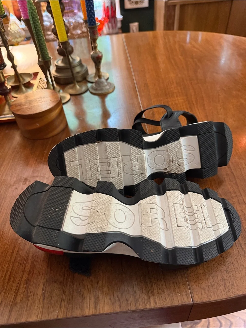 Sorel Kinetic Black sandals - Picture 3 of 3